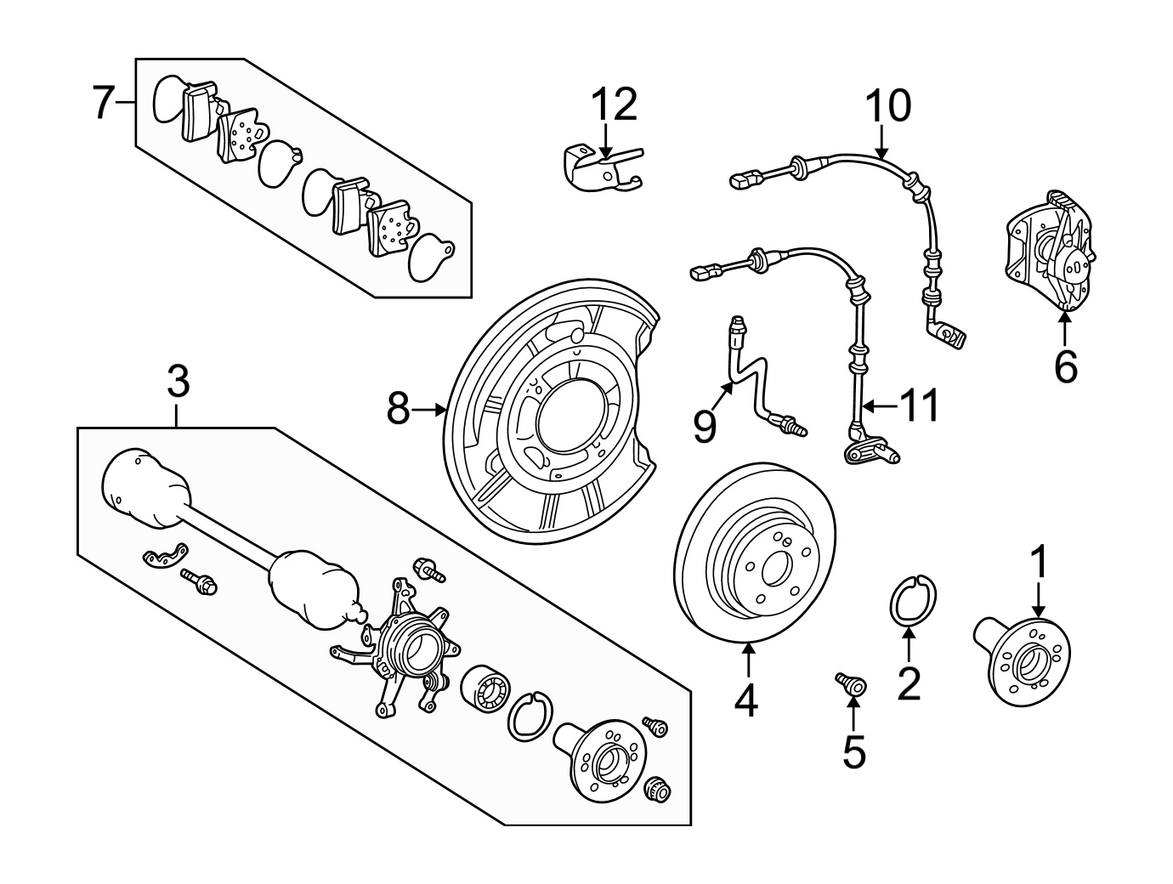 Mercedes Disc Brake Rotor Set Screw 2204210171